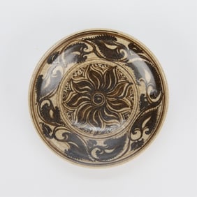 Thai Kalong Solar Disk Stoneware Dish
