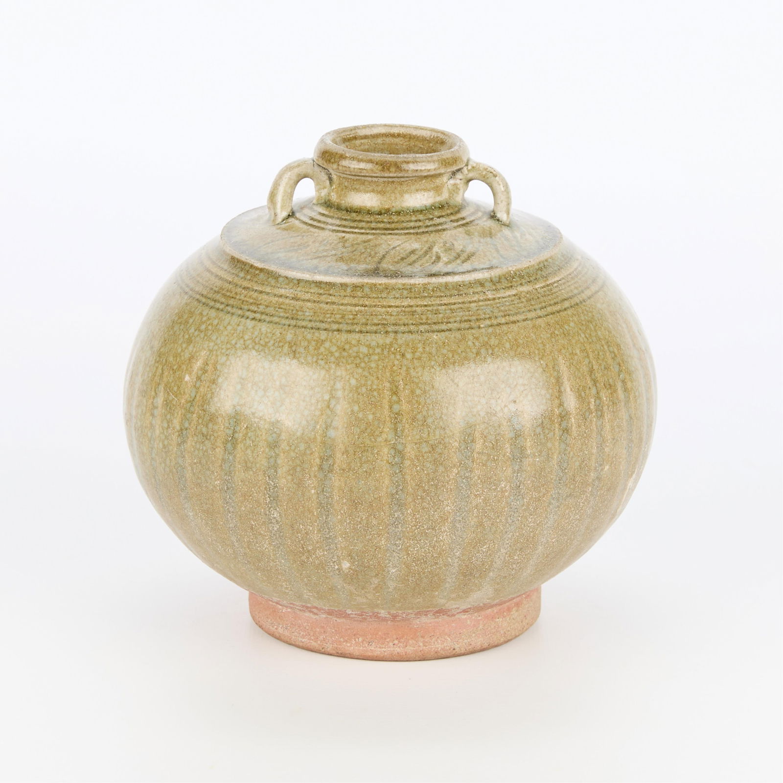 Thai Sawankhalok Celadon Ceramic Jar (1 of 8)