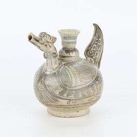 Thai Sawankhalok Mythical Bird Ceramic Kendi