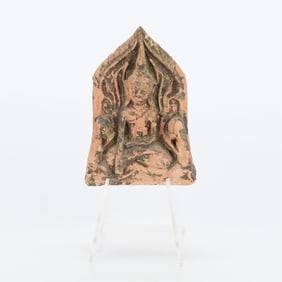 Thai Phra Khong Paen Terracotta Buddha Amulet
