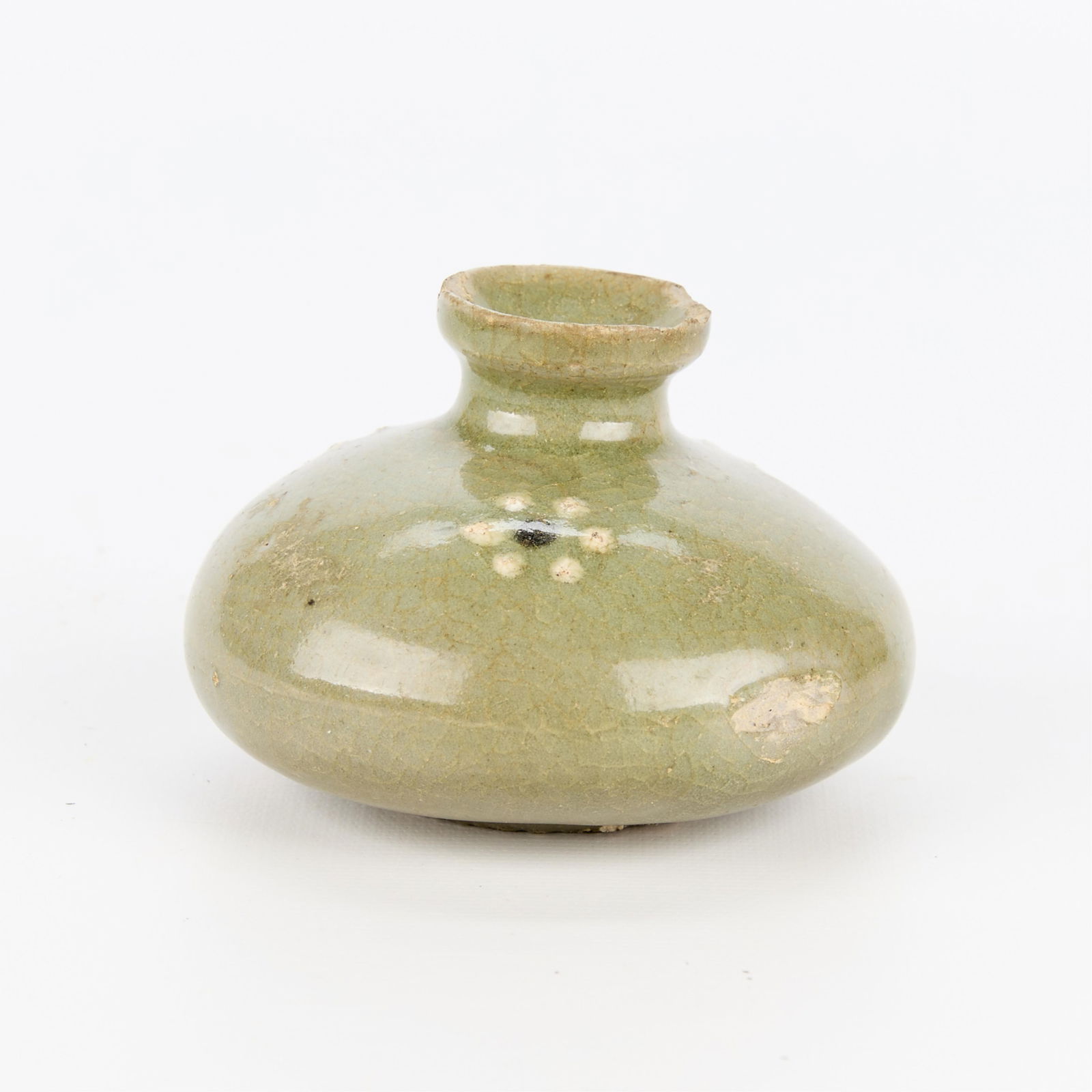 Korean Joseon Dynasty Buncheong Cosmetic Jar (1 of 7)