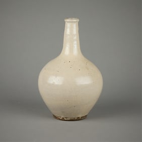 Korean Joseon Dynasty Ceramic Crackle Glaze Vase