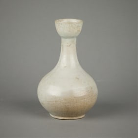 Korean Joseon Dynasty White Ceramic Vase