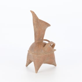 Neolithic Chinese Dawenkou Ceramic Tripod Ewer