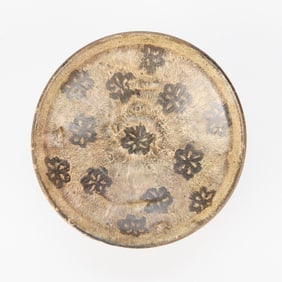 Chinese Song Paper-Cut Resist Decorated Tea Bowl