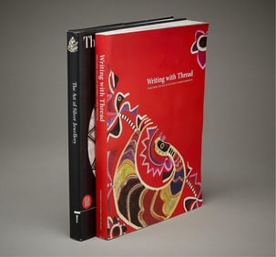 2 Chinese Hmong & Miao Textile & Silver Books