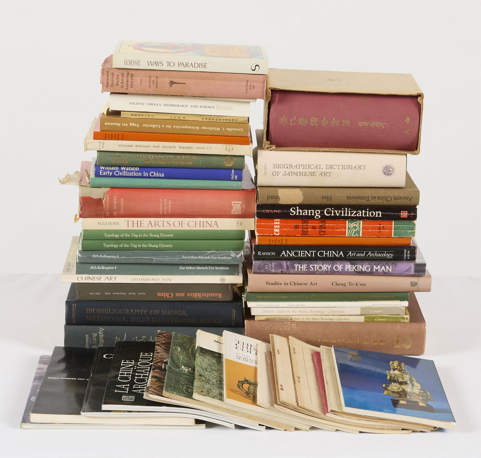 Group Chinese Art & History Books (1 of 2)