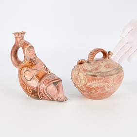 2 Early Mexican/Argentine Pots