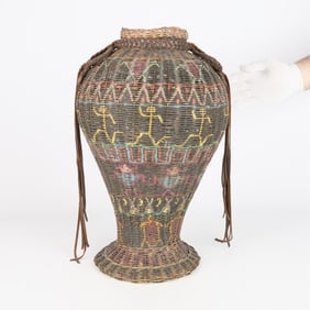 Large Anamosa Penitentiary Folk Art Basket
