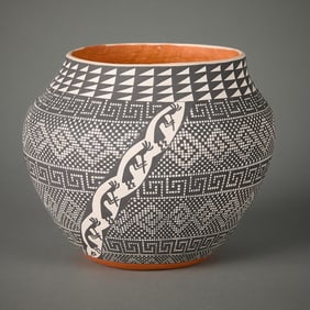 Melissa Concho Antonio Acoma Pueblo Kokopelli Pot