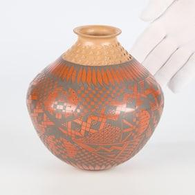 Lila Silveira Mata Ortiz Pottery Vase