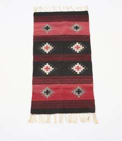 New Mexican Wool Gallup Style Throw Rug 5'x2'6"