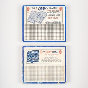Beacon Blanket Advertisement Promo Punch Box