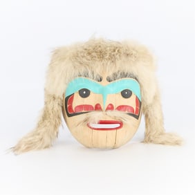 Tsoona Stella Wooden Nax'Nok PNW Mask 1990
