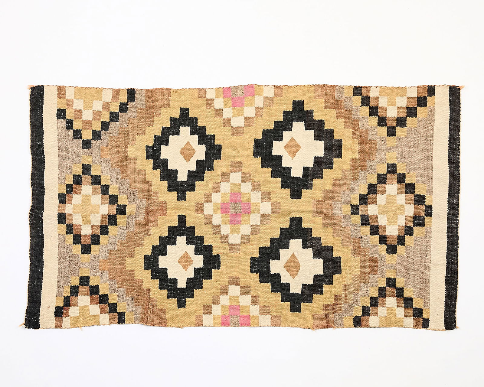 Dine Navajo Wool Transitional Shiprock Rug 5'x2'9" (1 of 4)