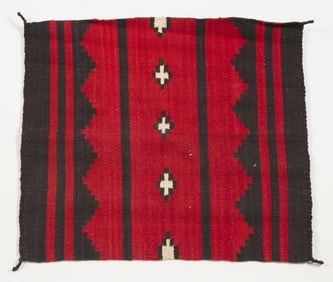 Navajo Wool Spider Woman Saddle Blanket 2'6"x2'4"