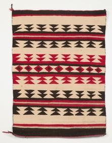 Navajo Wool Chinle/Wide Ruins Textile 3'9"x2'8"