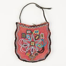 19th c. Cree Beaded Bag