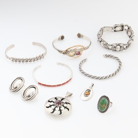 9 Pcs Southwest & Mexican Silver