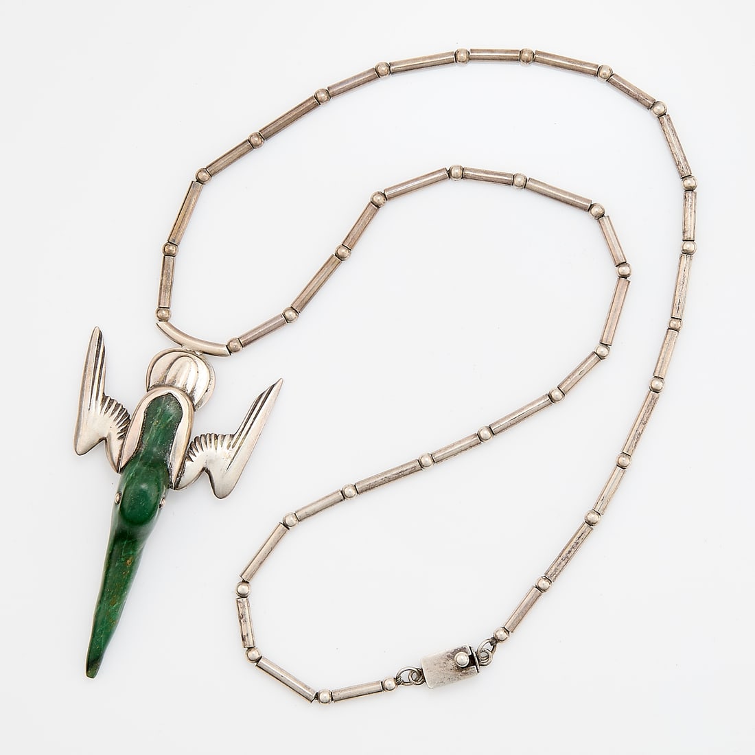 William Spratling Sterling & Hardstone Necklace (1 of 9)