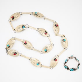 Group 2 Pcs Navajo Jewelry