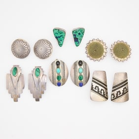 6 Pairs of Southwest Earrings