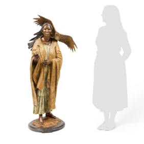 Star Liana York "Touch the Earth" Life-Size Bronze