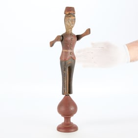 Folk Art Civil War Zouave Whirligig