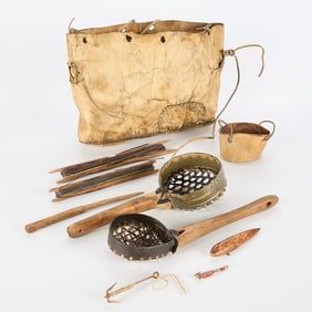 Group of Inuit Fishing Artifacts