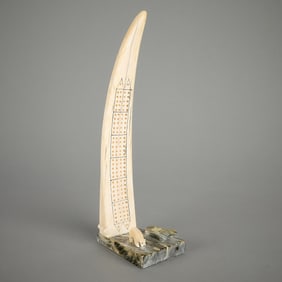 N. Koosherak Inuit Cribbage Board