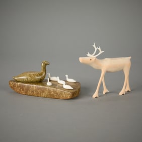 Group 2 Inuit Sculptures