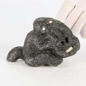 Inuit Carved Stone Shaman