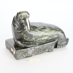J. Tobuk Walrus Carving