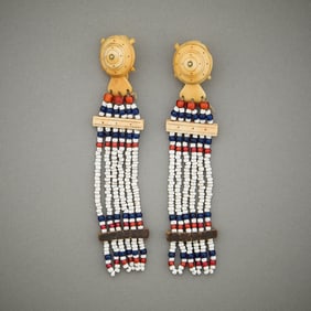 Alaskan Yupik Earrings ca. 1850
