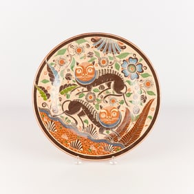 Javier Ramos Lucano Petatillo Pottery Charger