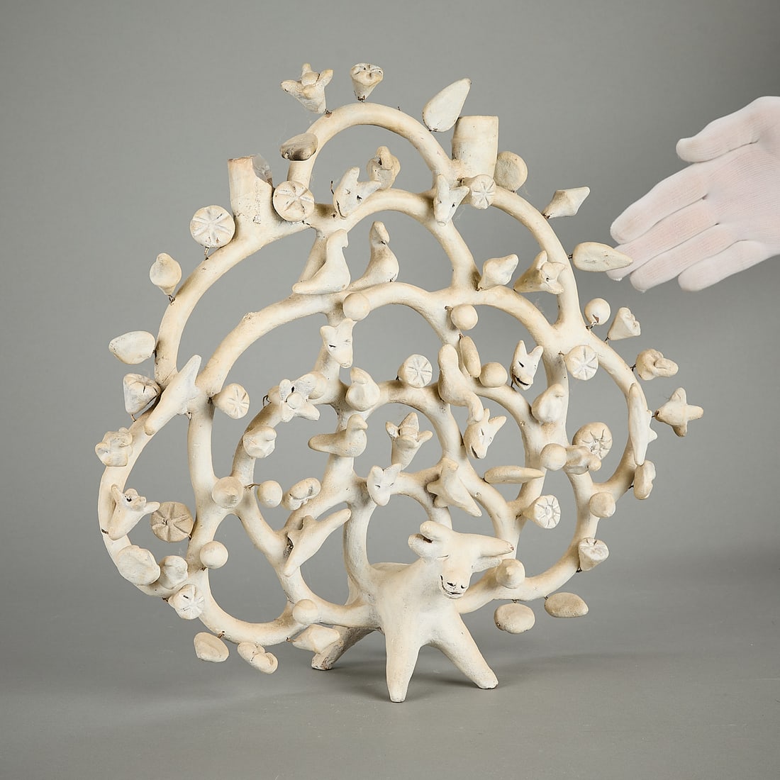 Attr. Heron Martinez White Arbol de Vida Sculpture (1 of 5)