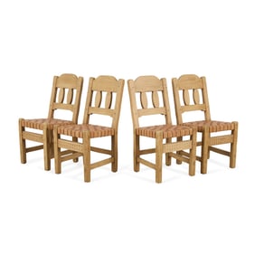 Set 4 Southwestern Spanish Colonial Dining Chairs