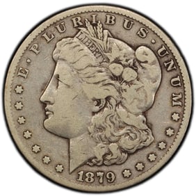 1879-CC Capped Die Morgan Silver Dollar PCGS F12