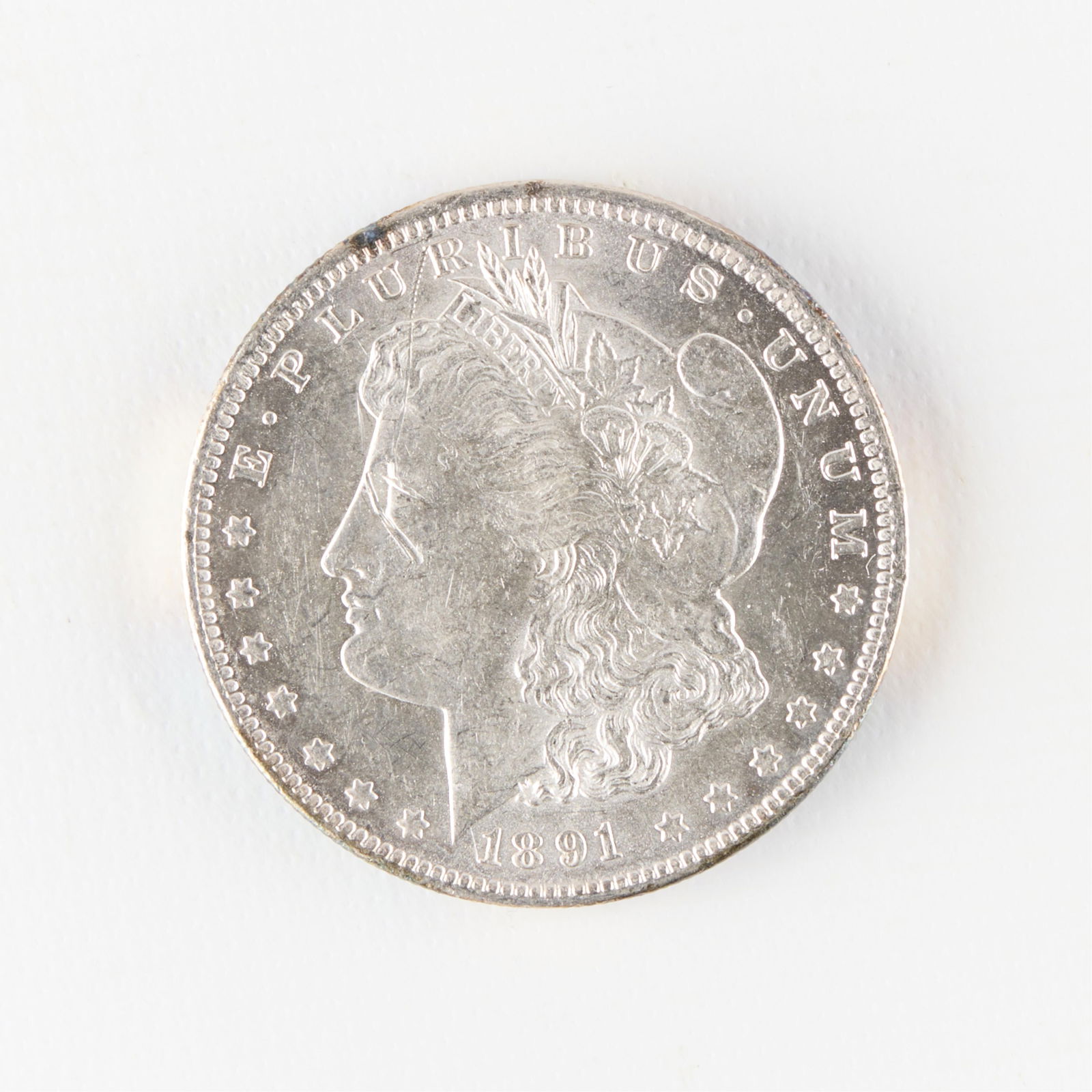 1891-CC Morgan Silver Dollar Coin (1 of 2)