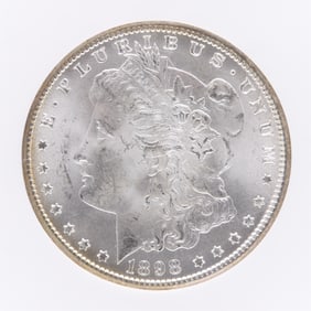 1898-O Morgan Silver Dollar Coin NGC MS65