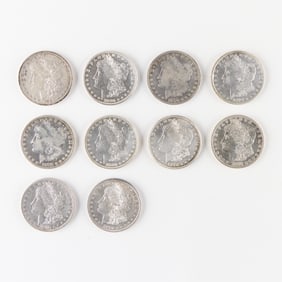 Grp 9 1878-1880 Morgan Silver Dollars