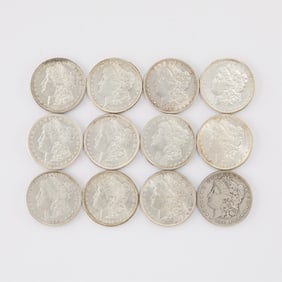Grp 12 1885-1888 Morgan Silver Dollars