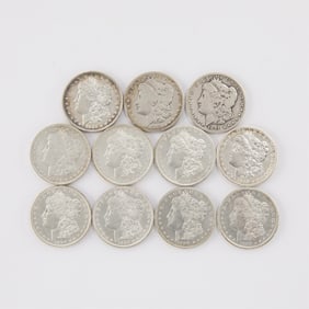 Grp 11 1889-1891 Morgan Silver Dollars