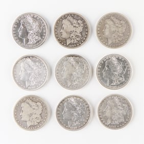 Grp 9 Rare 1892-1894 Morgan Silver Dollars