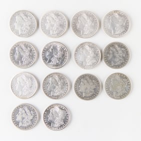 Grp 14 1896-1899 Morgan Silver Dollars
