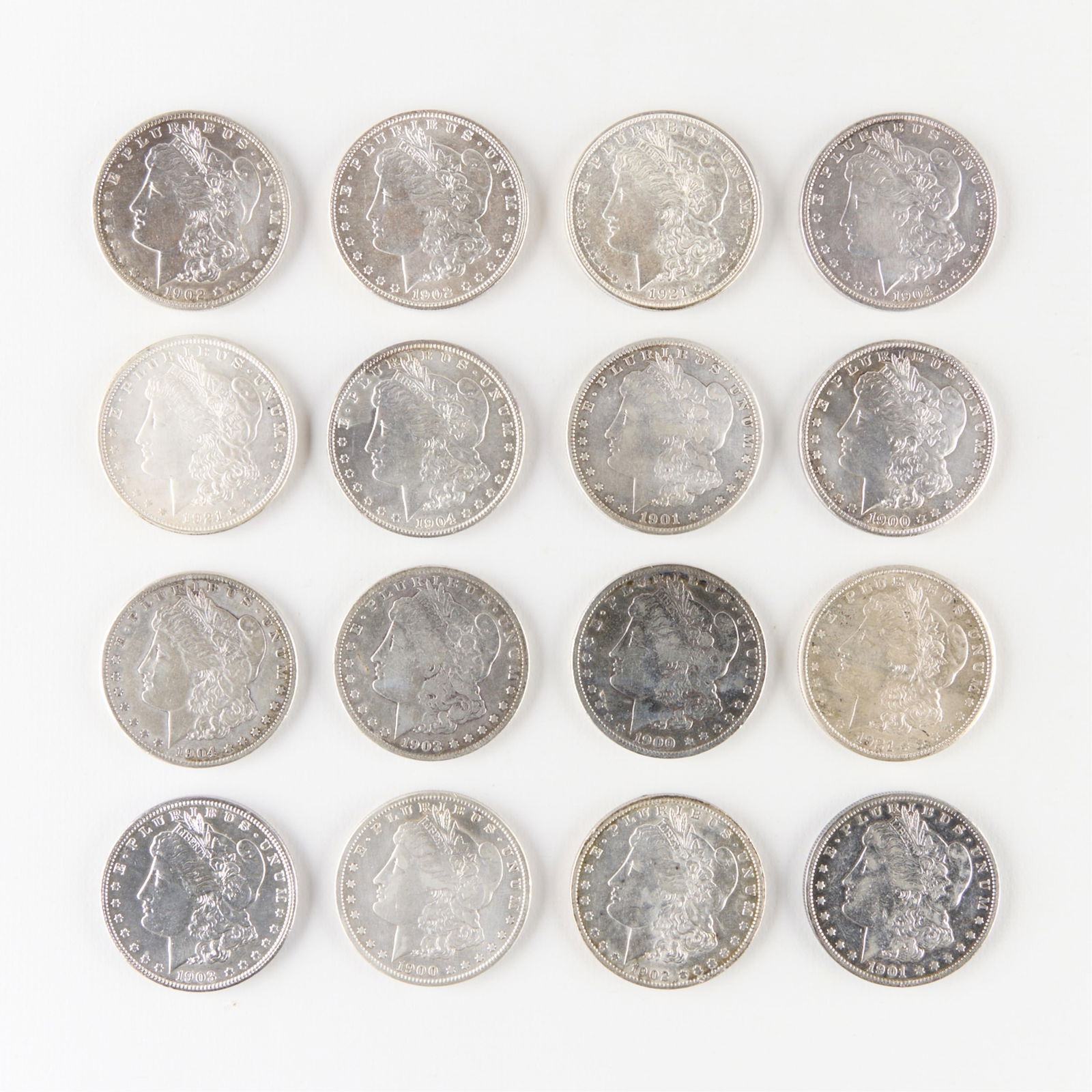 Grp 16 1900-1921 Morgan Silver Dollars (1 of 2)