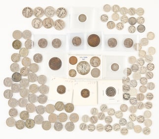 Assorted 19th-20th c. American Coins