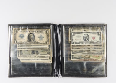 Album with $43 U.S. Paper Currency & Int'l Bills