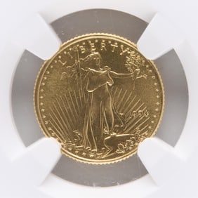 1994 $5 Gold Eagle Coin NGC MS69