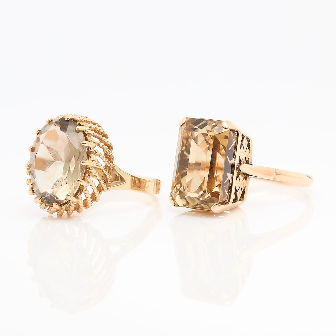 2 Gold & Quartz Rings (1 of 4)